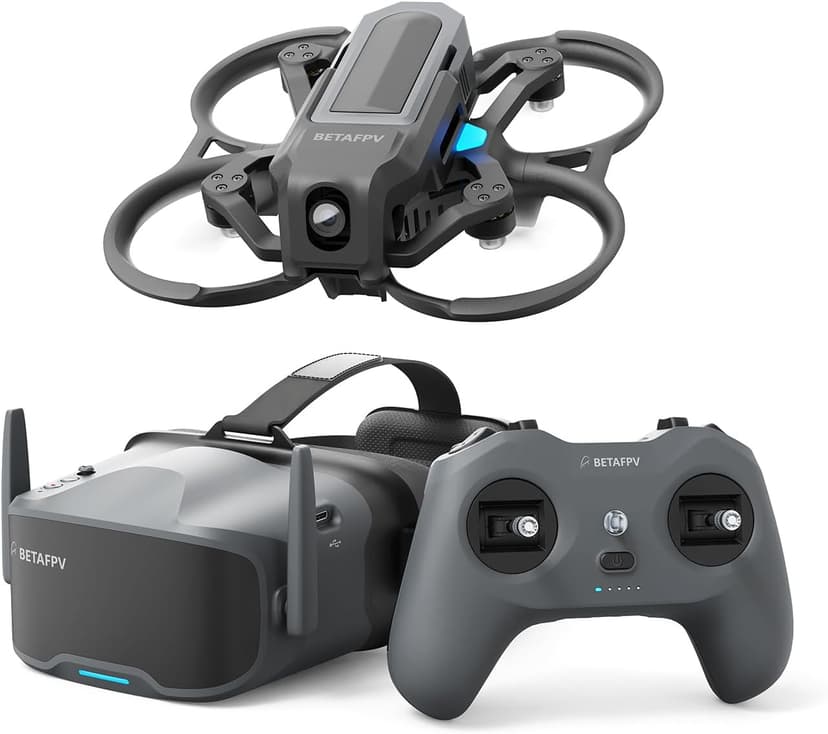BETAFPV Aquila20 HD FPV Kit with Aquila20 HD Whoop LiteRadio 4 SE Radio Transmitter VR04 HD Goggles Built-in HD Digital VTX P1, Supported 3 Modes 2S Power System FPV Drone Advanced RTF Indoor Outdoor