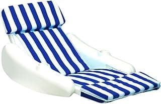 SWIMLINE ORIGINAL 10010M Sunchaser Padded Luxury Lounge Chair Pool Float | Molded Frame & Pontoon Design | Pool Floats Adult | Pool Lounger | Pool Accessories | Pool Chairs and Lounges For In Pool