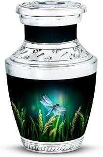 Keepsake Urn for Human Ashes, Sharing Urns, Cremated Remains Holder, Funeral Ashes Container, Burial Keepsake, Token Urns Set Dragonfly Burial Urns Funeral Urns for Women Beautiful Urn for Mom 3 Inch B0F7LBQX5G