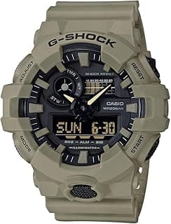 Casio Men's 700UC Series G-Shock Quartz 200M WR Shock Resistant Resin Strap and Case