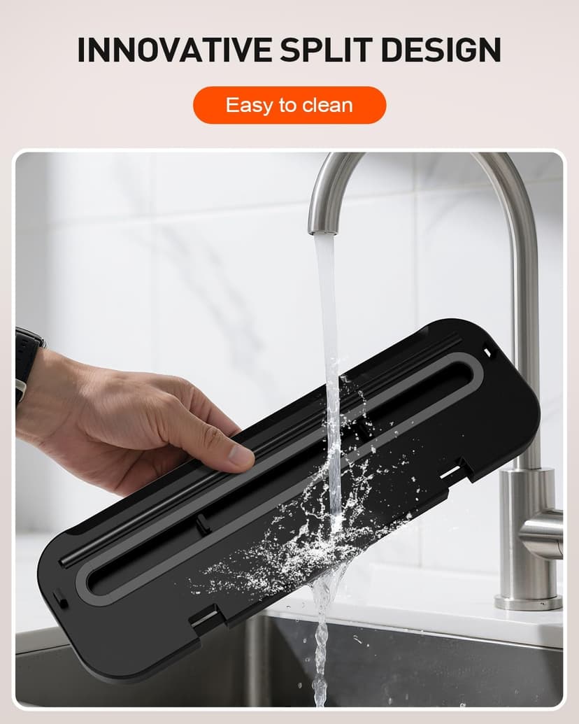 CEROBEAR Food Vacuum Sealer Machine, 75kpa Powerful Food Saver Vacuum Sealer Machine with Cutter, 6-in-1 Automatic Air Sealing for Food Storage, Sous Vide, Meat, Vegetables, Dry/Moist Modes