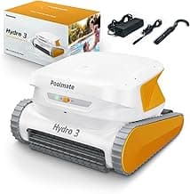2025 Chasing Hydro 3 Robotic Pool Cleaner for Inground/Above Ground Pools, 150W Cordless Pool Vacuum, Max 200min Runtime, 4.1L Filter Basket, Auto Waterline/Wall Cleaning, Max 1076 sq.ft Coverage