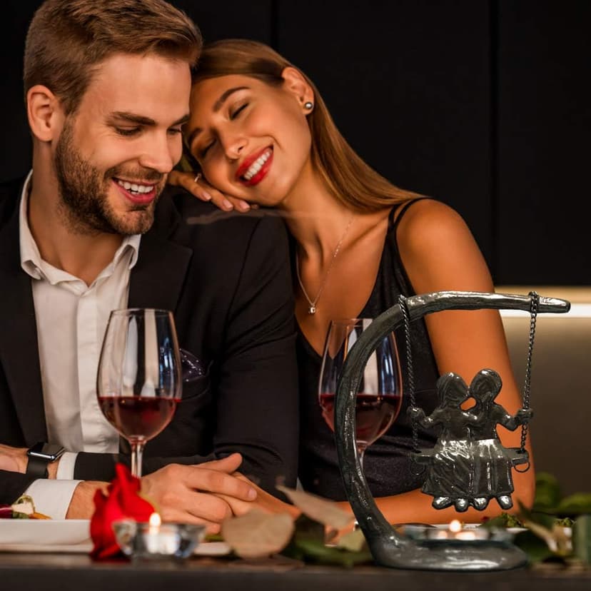 for Couple, Iron Anniversary, Marriage, Gift for Wife, Cool Engagement Gift, Wedding Anniversary Sculpture 7.5"x7"x3". Expresses Passion and Love. Gift Wrap Available