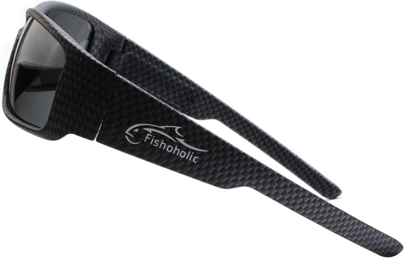 Fishoholic Polarized Fishing Sunglasses UV400 (14 Options) Fishing Gift with Hard Case & Pouch