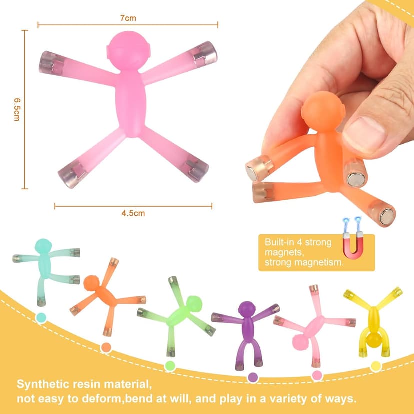 6pcs Magnetic Toys,People Figures for Kids, Adults Kids Gifts, Magnetic Men for Teens Gifts,Kids Sensory Toys