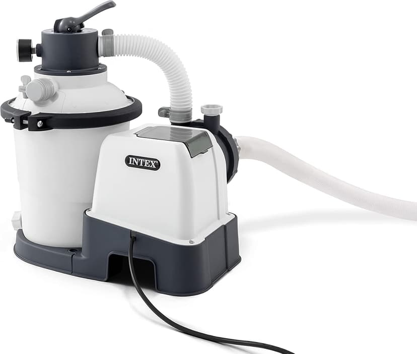 INTEX SX925 Krystal Clear Sand Filter Pool Pump for Above Ground Pools: 925 GPH Pump Flow Rate – Improved Circulation and Filtration – Easy Installation – Improved Water Clarity – Easy-to-Clean