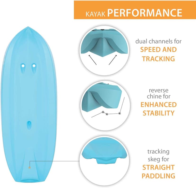 Lifetime Cadet Youth Kayak - Paddle Included