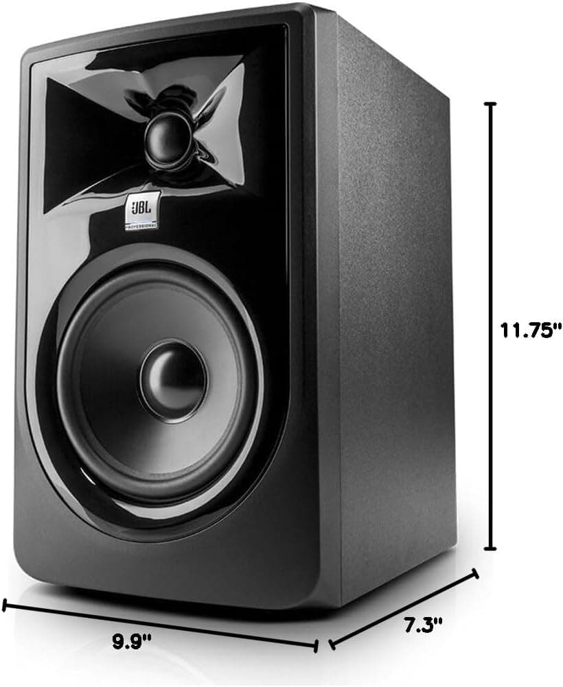 (2) JBL 305P MkII 5" 2-Way Active Powered Studio Reference Monitors Speakers