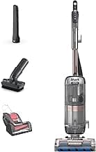 Shark AZ2002 Vertex Powered Lift-Away Upright Vacuum with DuoClean PowerFins, Self-Cleaning Brushroll, Large Dust Cup, Pet Crevice Tool, Dusting Brush & Power Brush, Silver/Rose Gold