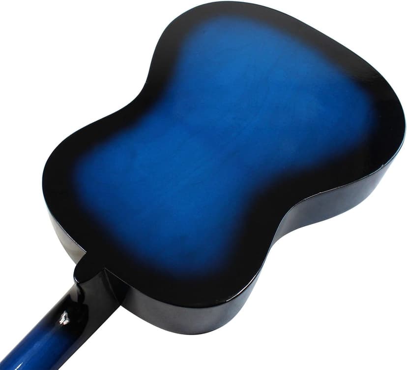 YMC 38" Blue Beginner Acoustic Guitar Starter Package Student Guitar with Gig Bag,Strap, 3 thickness 9 Picks,2 Pickguards,Pick Holder, Extra Strings, Electronic Tuner -Blue