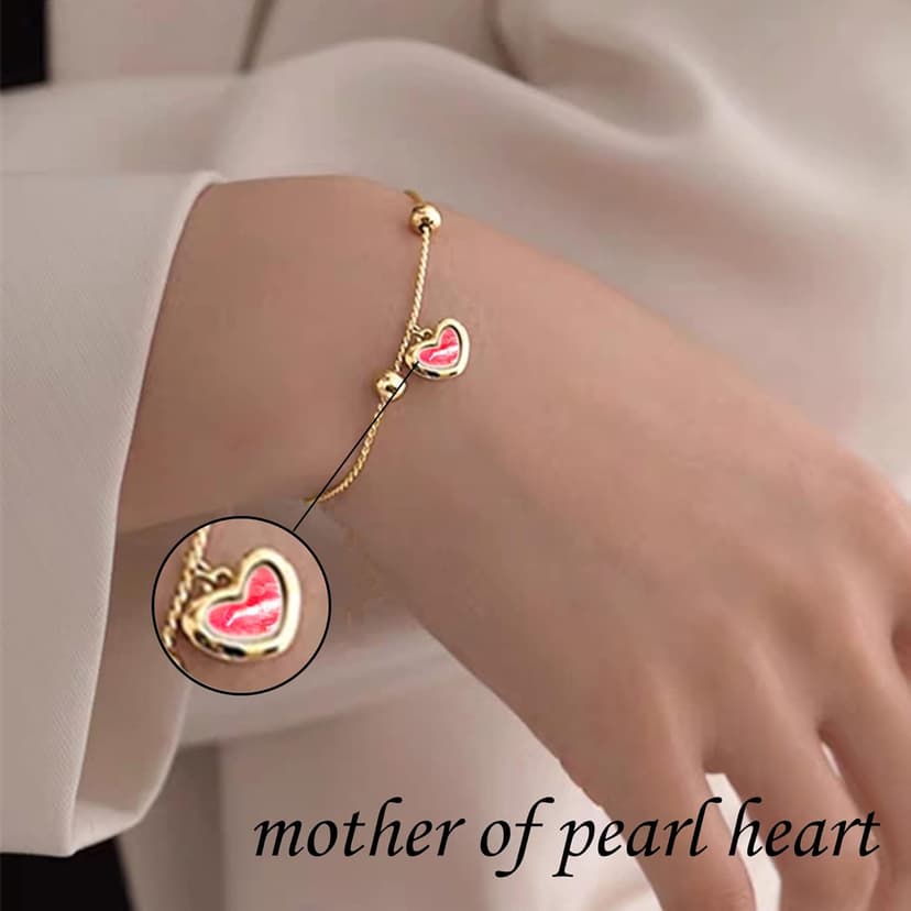 SmileBelle Christmas Gifts Best Friendship Bracelets for 2/3 Sisters Bracelets, Best Friend for Women 14K Gold Adjustable Besties Matching Bracelet, Friends Jewelry Stocking Stuffer for Women Girl