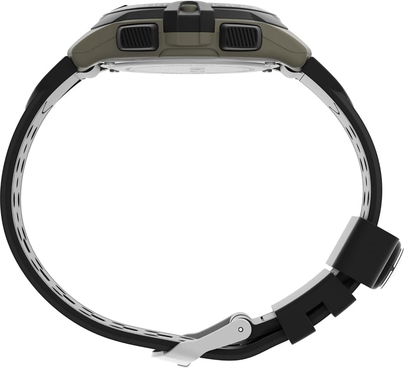Timex Men's Expedition 41mm Watch - Black Strap Digital Dial Green Case