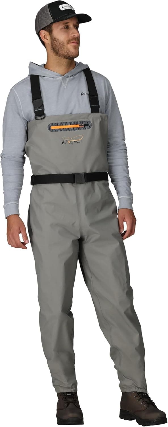FROGG TOGGS Canyon II Breathable Waterproof Stockingfoot Fishing Chest Wader for Fishing