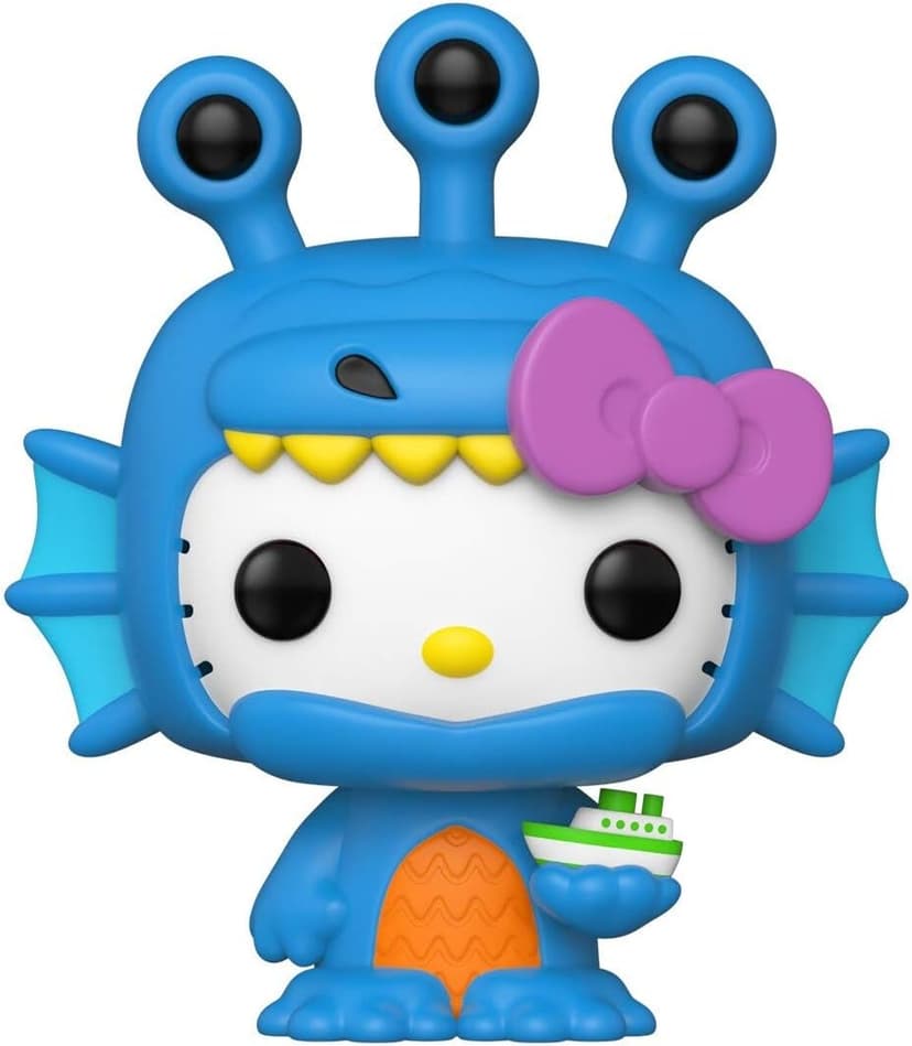 Official Merch - Collectable Vinyl Figurine for Shelf Display - Birthday Gift Idea for Fans and Collectors Funko POP! Sanrio: Hello Kitty (Sea Kaiju) B084HZMN5L