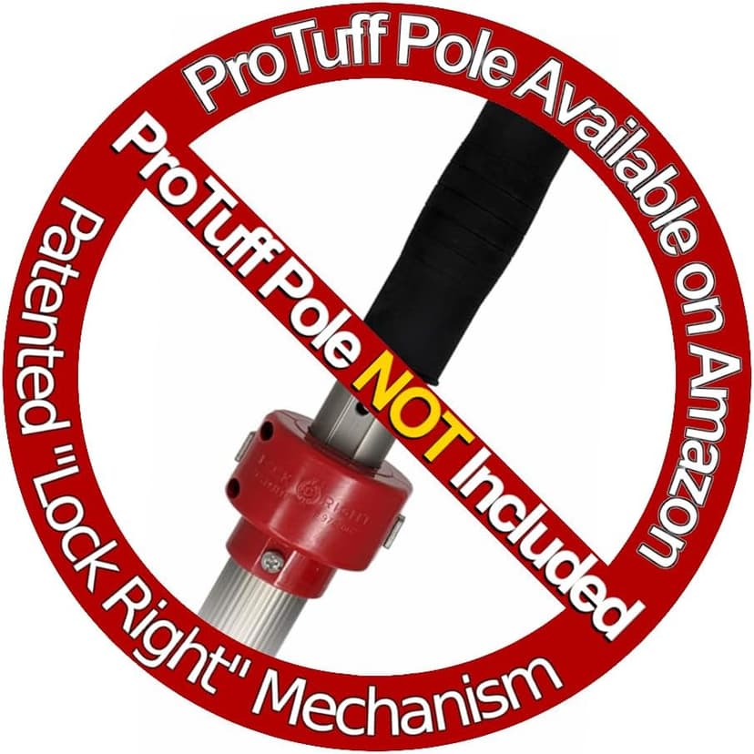 ProTuff 19" Fine Pool Net for PROS – “490 Promise” Unlimited Unconditional Replacement – Cleans 3X Faster Than Vacuum – Wide Pool Skimmer Net with Deep Bag for Easy Maintenance of Leaves, Bugs, Debris