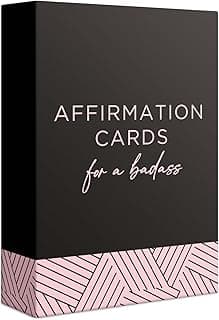 52 Affirmation Cards for a Badass - Daily Motivational Birthday Gifts for Women, Best Friend, Self Care, Her, Sister, Daughter, Mom and More