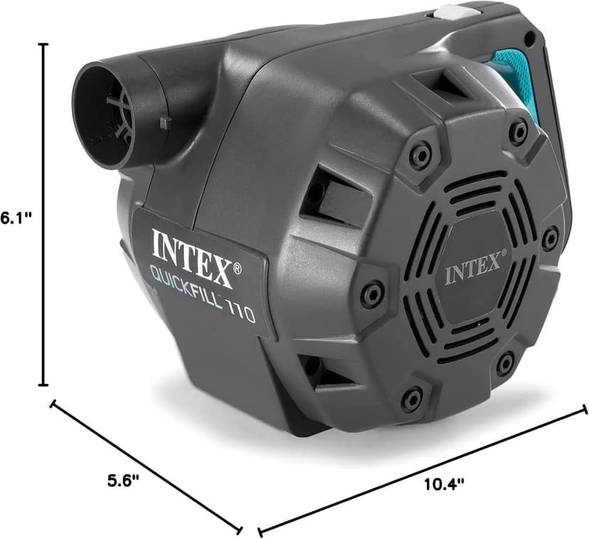 Intex Quick Fill 120 Volt AC Electric 38.9 CFM Inflatable Float & Air Bed Pump