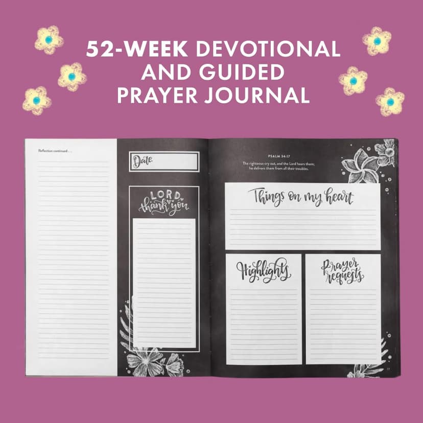 Prayer Journal for Teen Girls: 52-week Scripture, Devotional, & Guided Prayer Journal