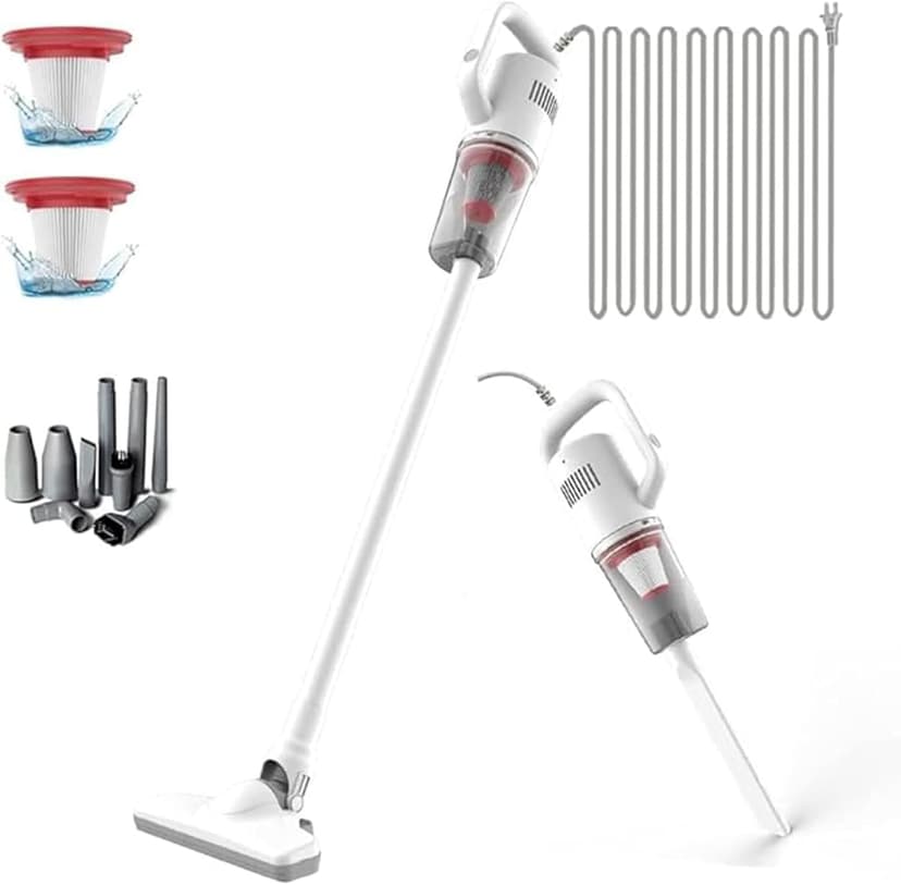 Stick Corded Handheld Vacuum Cleaner 26ft Cord Electric Broom for Pet Hair Hardwood Floor Cat Litter Cleaning