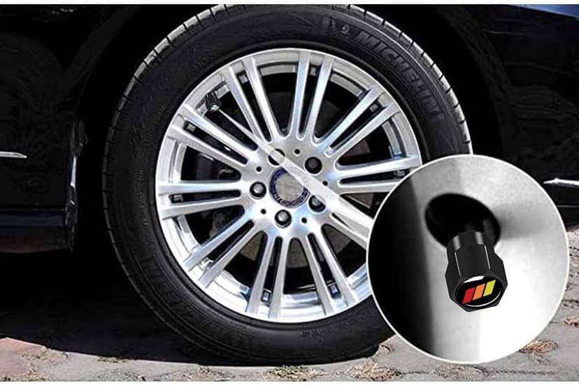 4Pack Aluminum Alloy Car Tire Valve Stem Caps Cover fit for Toyota Tacoma 4Runner Tundra Rav4 Highlander Accessories for Men Women