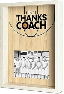 ChalkTalkSPORTS Premier Basketball Photo Frame | Thanks Coach