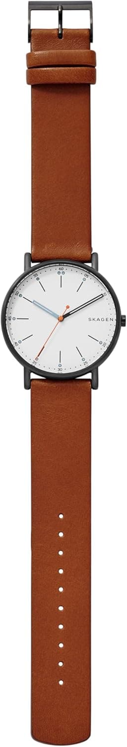 Skagen Signatur Minimalist Men's Watch with Stainless Steel Bracelet, Mesh or Leather Band