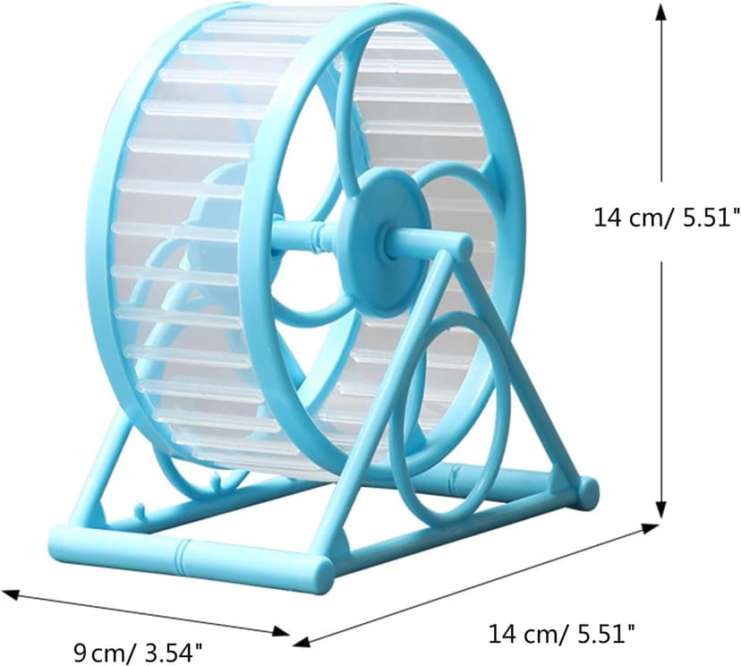 Pet Hamster Exercise Running Wheel with Stand Playing Supplies Cage Toy Gerbils Hamster Running Jogging Toy Hamster Running Wheel Small