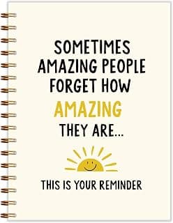 Appreciation Gifts Spiral Notebook 5.5x8.3, Farewell Gifts for Coworkers Journal, Coworker Leaving Gift Journals for Writing, Sometimes Amazing People Forget Notebooks for Note Taking B0F6TBGL7H