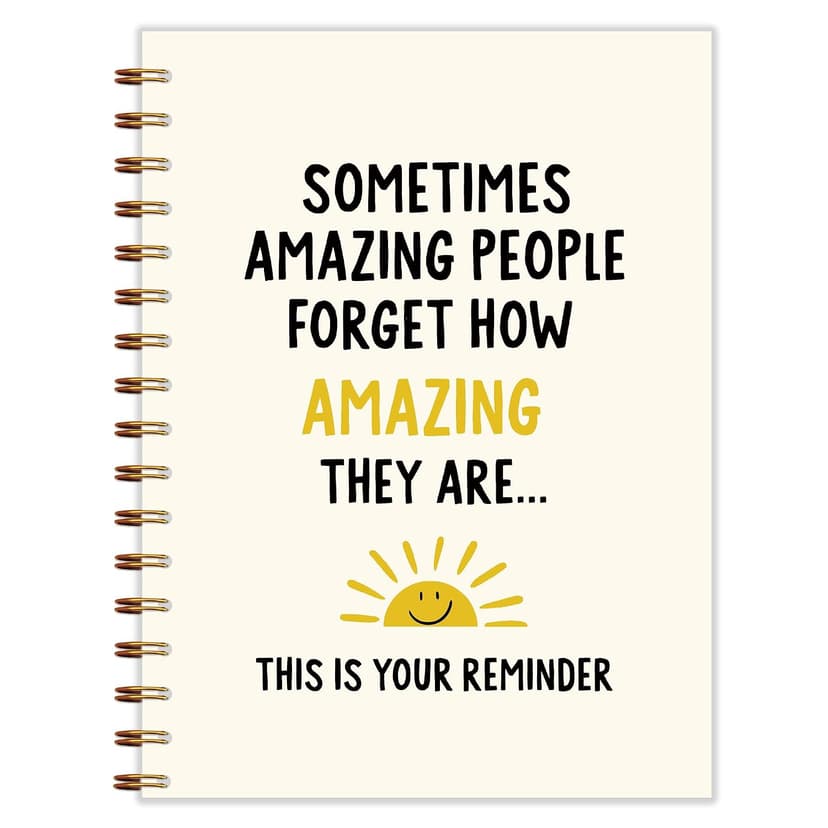 Appreciation Gifts Spiral Notebook 5.5x8.3, Farewell Gifts for Coworkers Journal, Coworker Leaving Gift Journals for Writing, Sometimes Amazing People Forget Notebooks for Note Taking B0F6TBGL7H