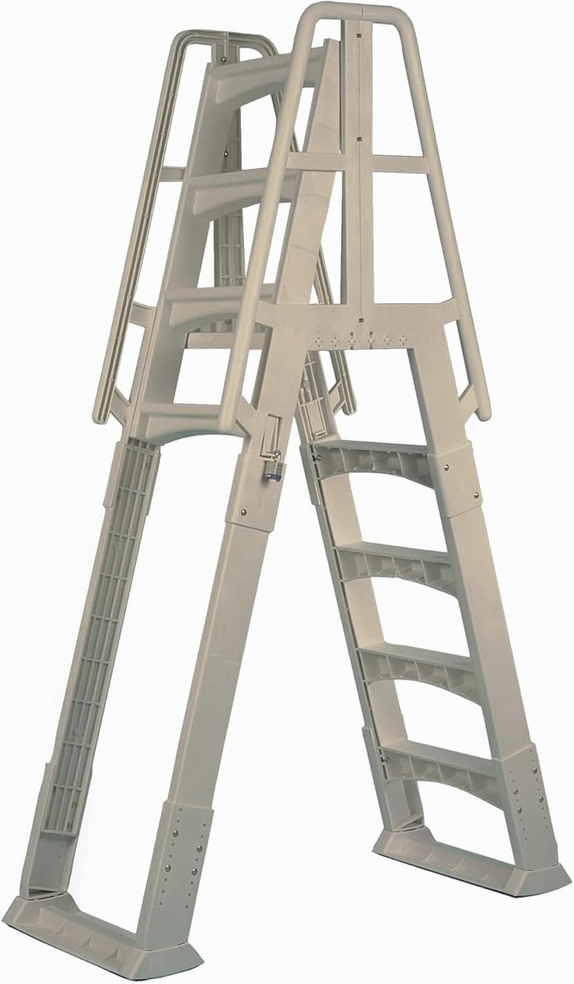 Blue Wave Premium A-Frame Above Ground Pool Ladder - Taupe