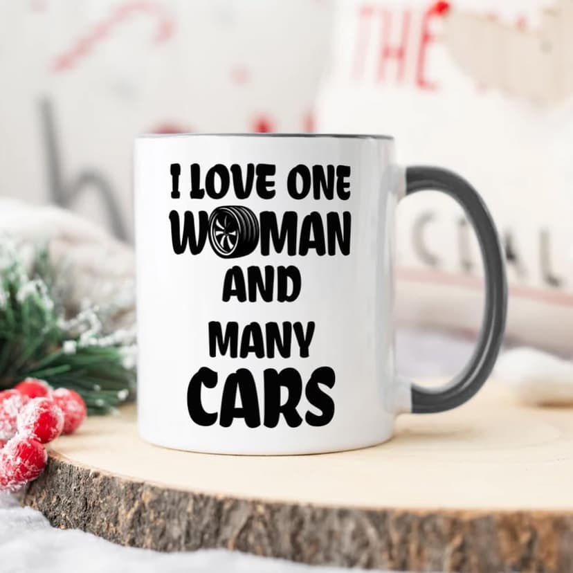 Funny Gifts for Car Lover, Car Guy Coffee Mug, Valentine's Day Birthday Christmas Mug Gifts for Mechanic Husband Boyfriend Him, Gearhead Tea Cup 11 OZ B0DF7NW26D
