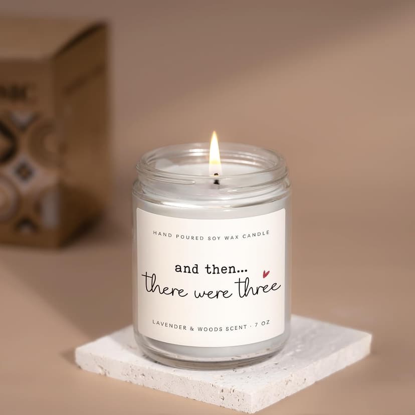 New Mom Gifts, Postpartum Gift for Moms, Gift for New Moms After Birth, New Parents Gifts for Couple, First Time Mom to Be - Lavender Scented Candle 7oz B0FG26C97G