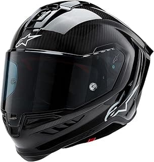Alpinestars Supertech R10 Solid Helmet, Carbon Shell, CE-Certified, Advanced Ventilation & Fit