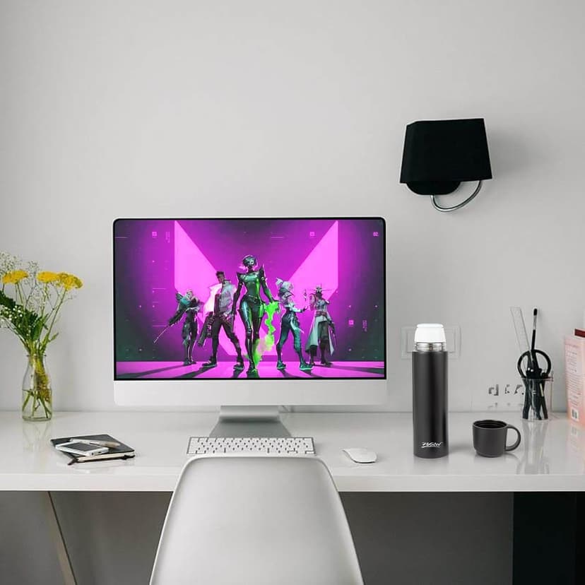 Vacuum Flask for Hot Drinks With Handle Coffee Cup Travel Mug Double Walled Sports Bottle Insulated Stainless Steel Tumblers Water Bottles Metal