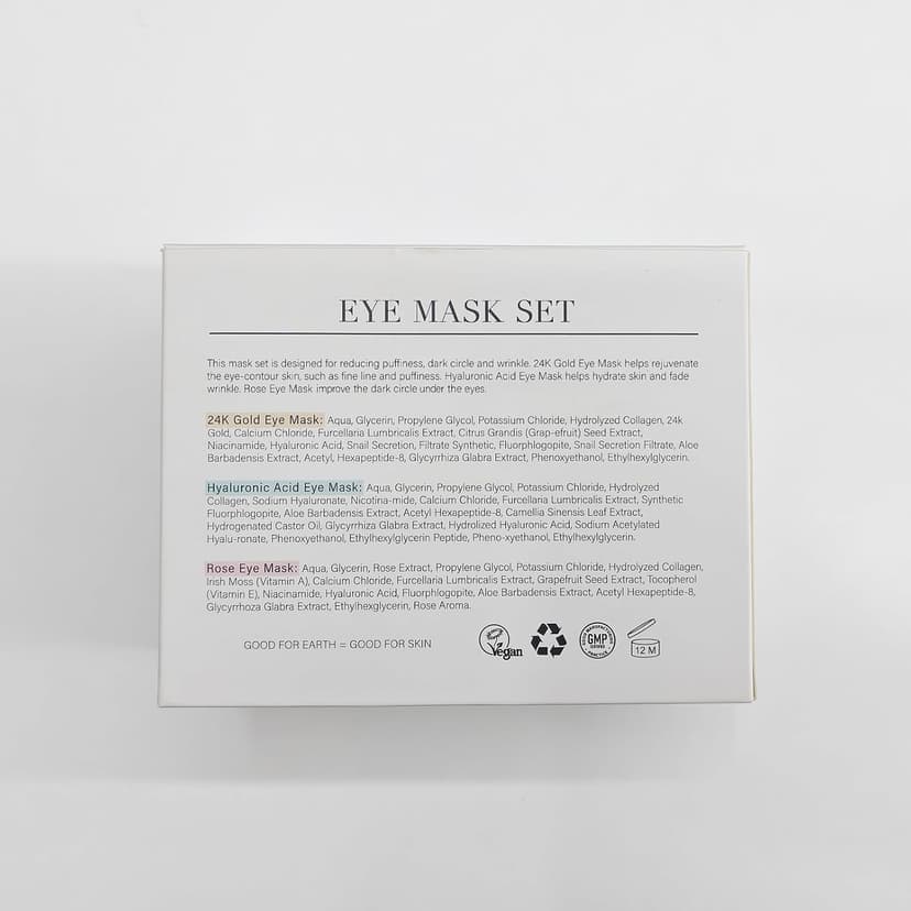 PEAUAMIE Under Eye Patches Gold and Hyaluronic Acid for puffy eyes,Rose Eye Masks for Dark Circles and Puffiness skin care Smooth Wrinkles products 30 Pairs B0BS8Y2FLK