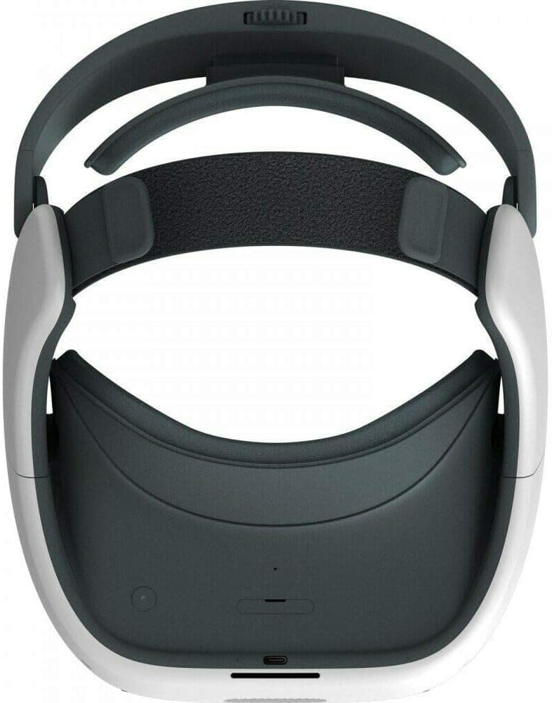 HTC Vive Pro Focus Plus 6DOF VR Headset in Almond White Bundle Including VR Headset, Controllers, face Cushion, QC 3.0 Charger and USB Type-C Cable