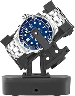 FEICHONGHO Watch Winder for Automatic Watches,Timer Shutdown Function,Support Single and Double Watch Spinner,Self Winding Turner,Rotating Device