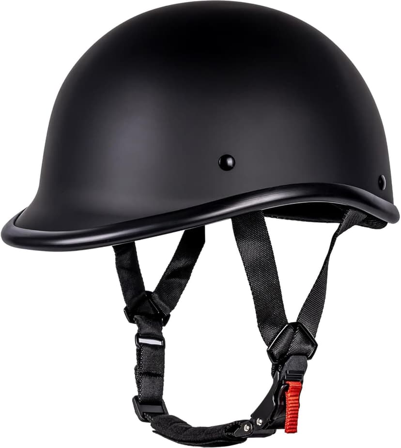 Retro Style Motorcycle Half Helmet - Classic Design Half Motorcycle Helmet, DOT Certified