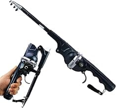 ccsxqy Portable Pocket Fishing Rod & Pole - Collapsible Telescopic Design, Ultra-Compact Foldable Fishing Gear for Travel/Hiking/Backpacking