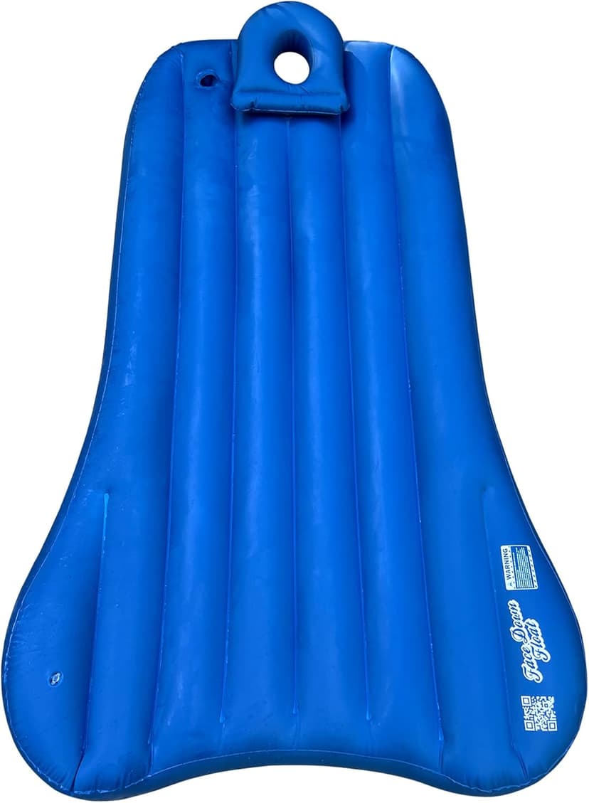 Inflatable Face Down Pool Float for Laying on Stomach, Oversized