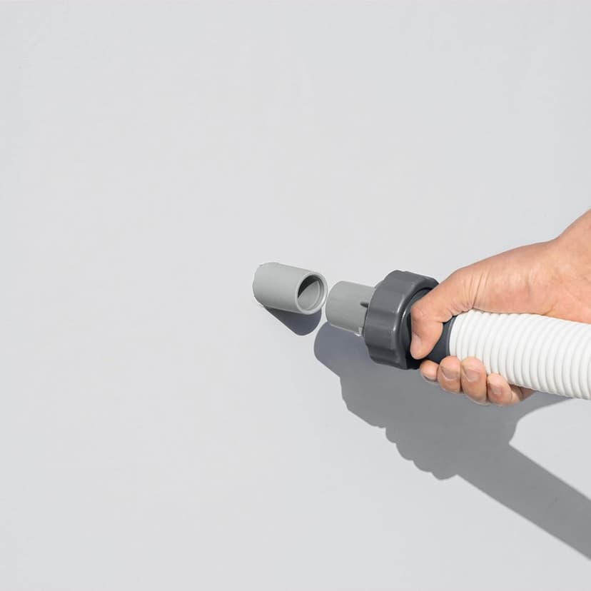 Bestway 2,500 GPH Filter Pump for Above Ground Swimming Pool with Type IV-B Cartridge, Adapter Accessories and Timer