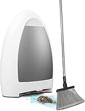 EyeVac Home Touchless Vacuum Automatic Dustpan - Great for Sweeping Pet Hair Food Dirt Kitchen - Ultra Fast & Powerful, No More Bending Down, Bagless, Corded, Automatic Sensors, 1000 Watt (White)