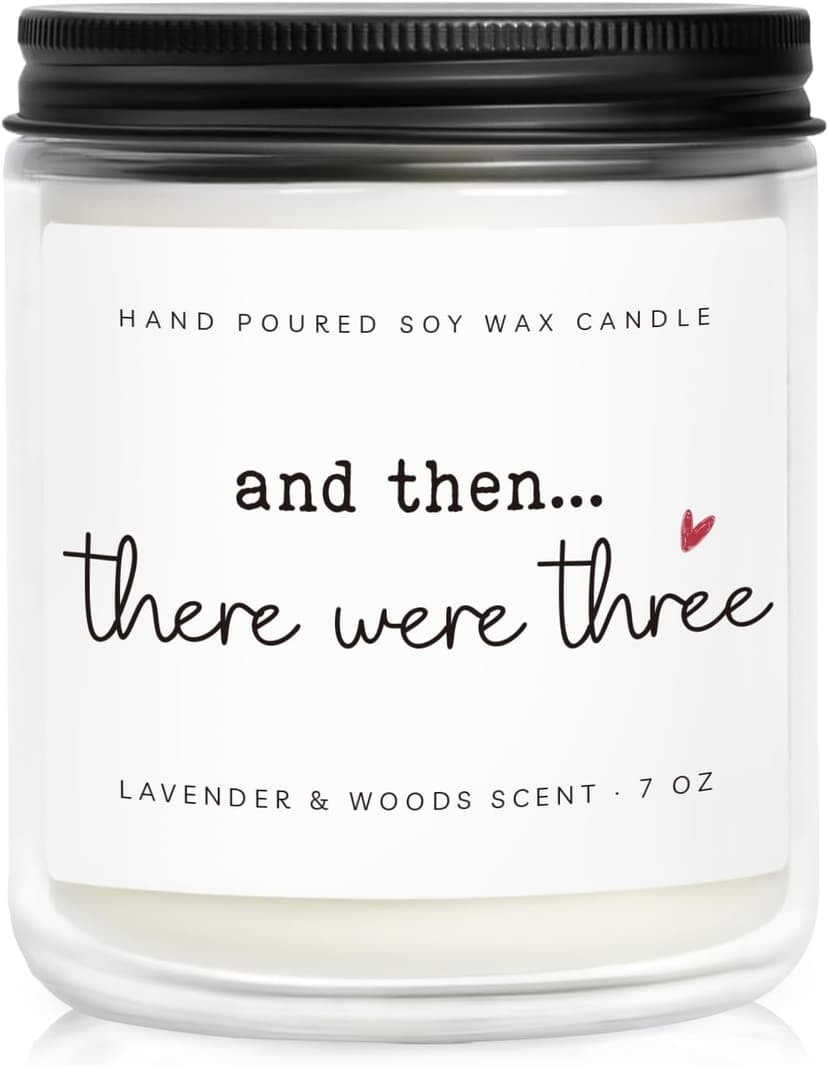 New Mom Gifts, Postpartum Gift for Moms, Gift for New Moms After Birth, New Parents Gifts for Couple, First Time Mom to Be - Lavender Scented Candle 7oz B0FG26C97G