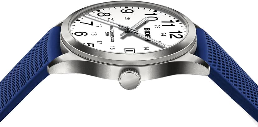 LN LENQIN Mens Watches Analog Quartz Sports Unisex 30M Waterproof Nurse Watch for Men Women Medical Professionals Military Time with Second Hand Glowing Easy to Read Dial