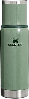 Stanley Adventure to Go Insulated Travel Tumbler - 17 OZ - Leak-Resistant Stainless Steel Insulated Bottle with Insulated Cup Lid and Splash-Free Stopper, Hammertone Green, 10-10816-001