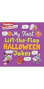 Halloween Hidden Pictures Puffy Sticker Playscenes: Halloween Activity Book for Kids 36 Featuring Over 175 Hidden Objects, 50 Reusable Puffy Stickers ... Games (Highlights Puffy Sticker Playscenes)