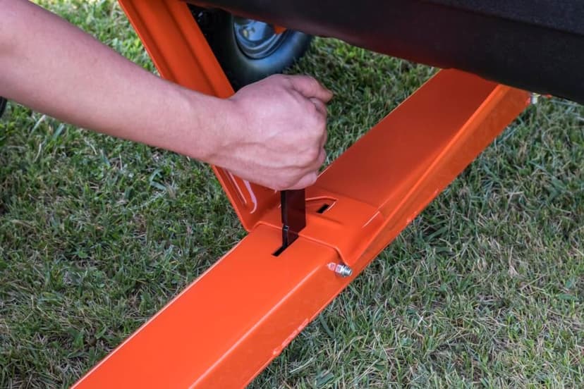 Agri-Fab 45-0630 Large Capacity 29 CU FT Soft Top Mow-N-Vac, Tow Behind Lawn Vacuum, Leaf Vacuum, Gas Powered, Easy Single Lever Dumping