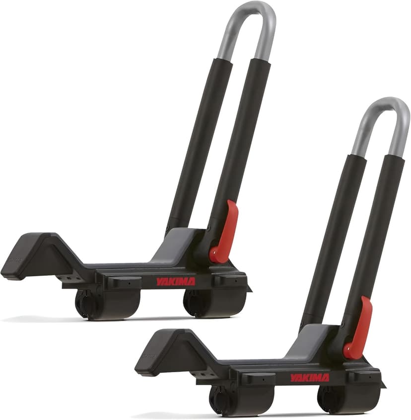 Yakima JayLow J-Cradle Rooftop Kayak Mount for 1 or 2 Kayaks – Car Roof Rack Carrier for Round, Square, Factory or Aerodynamic Crossbars, Holds 1 Boat Up to 80 Pounds or 2 Boats Up to 110 Pounds Total