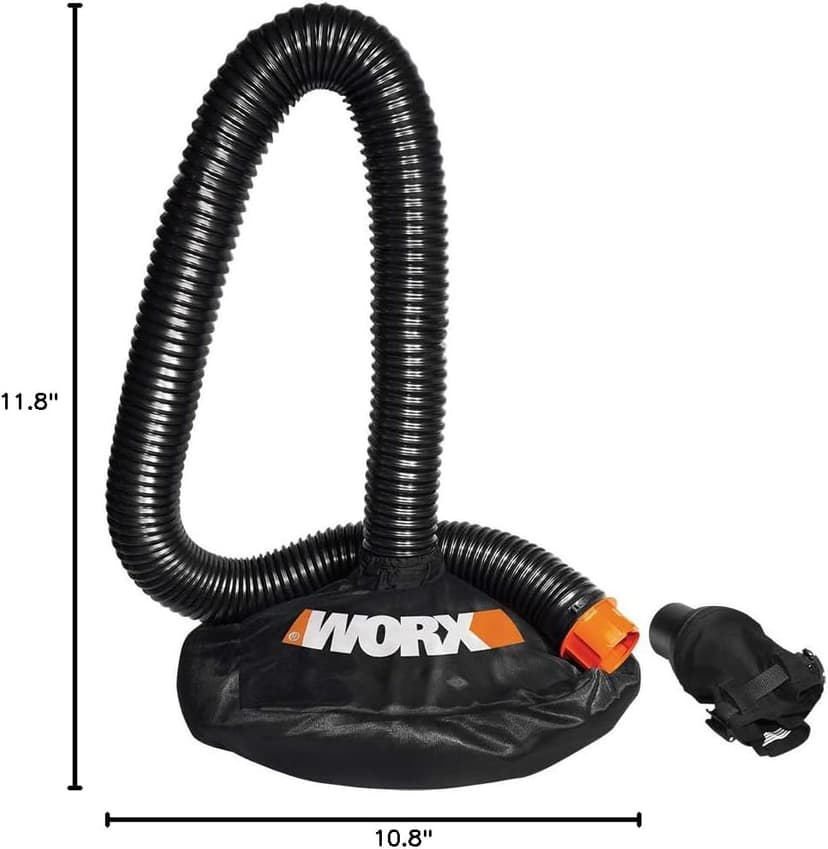 WORX WA4054.2 LeafPro Leaf Collection System for WORX Blower/Vac with up to a 5” Diameter Tube