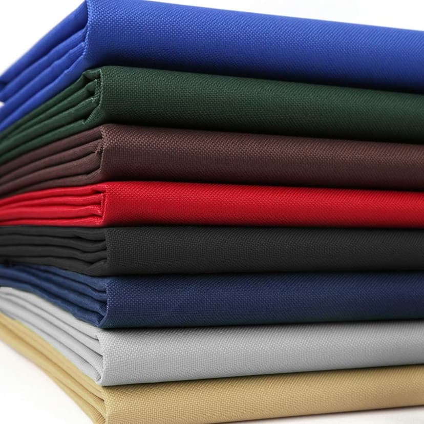 Waterproof Canvas Fabric by The Yard 58" W 600D Upholstery Polyester Material Indoor Outdoor Water Resistant Fabric for Chair Cushion Furniture Cover Sewing DIY Cloth, 1 Yard Khaki